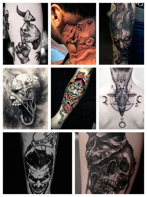 tatuajes de diablos en el brazo|Tatuajes de Demonios y Diablos – 175 increíbles。